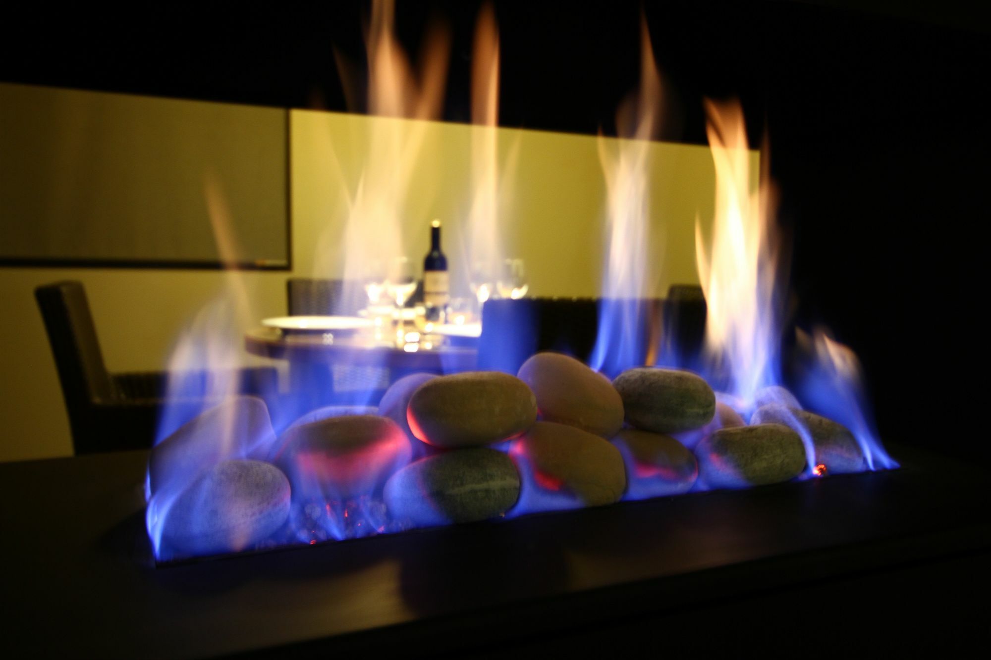 Chateau Elan At The Vintage Поколбин Екстериор снимка A bioethanol fireplace